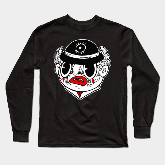 Private Mime Long Sleeve T-Shirt by flynnryanart